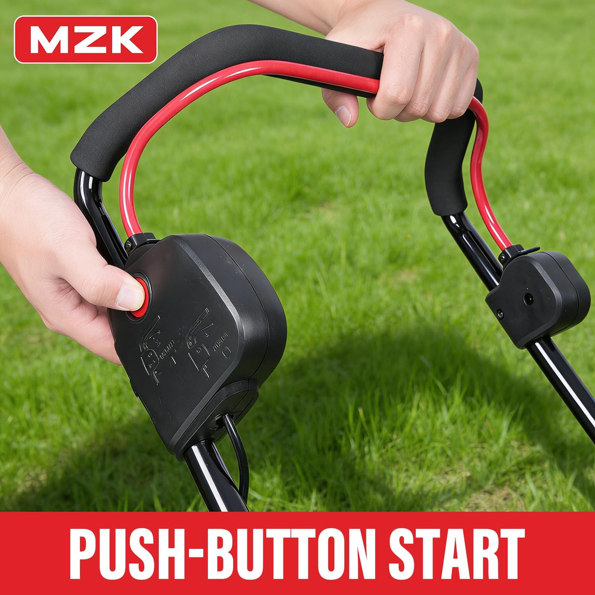 MZK 40V 16-Inch Brushless Cordless Push Lawn Mower 2-in-1