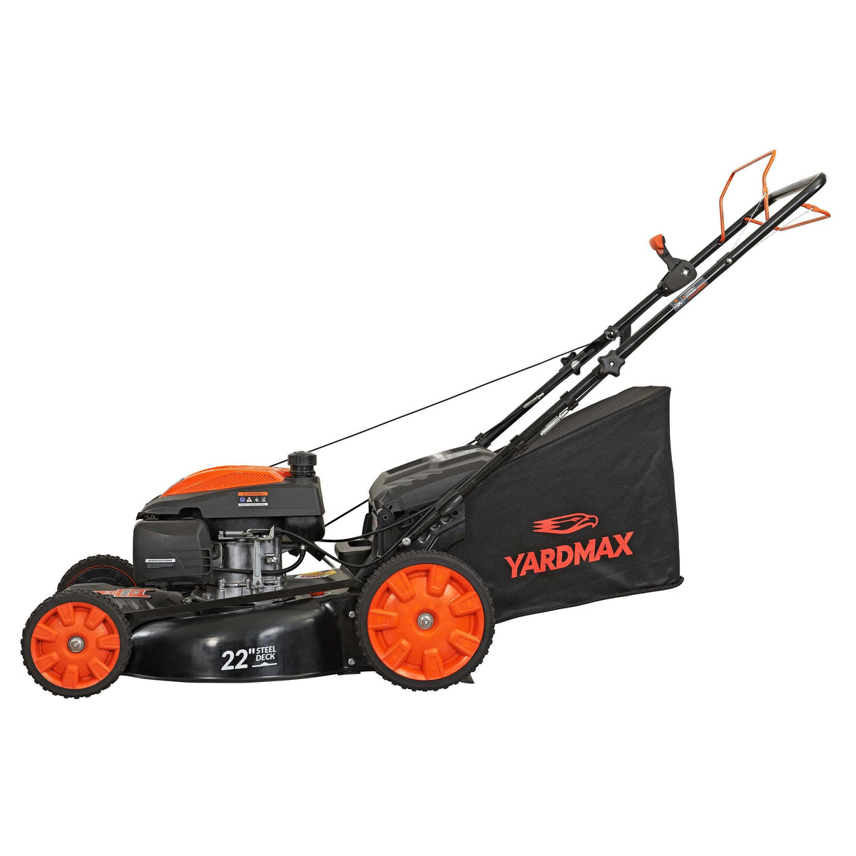 YARDMAX 22-In 201cc 6-Speed CVT Self-Propelled Gas Lawn Mower