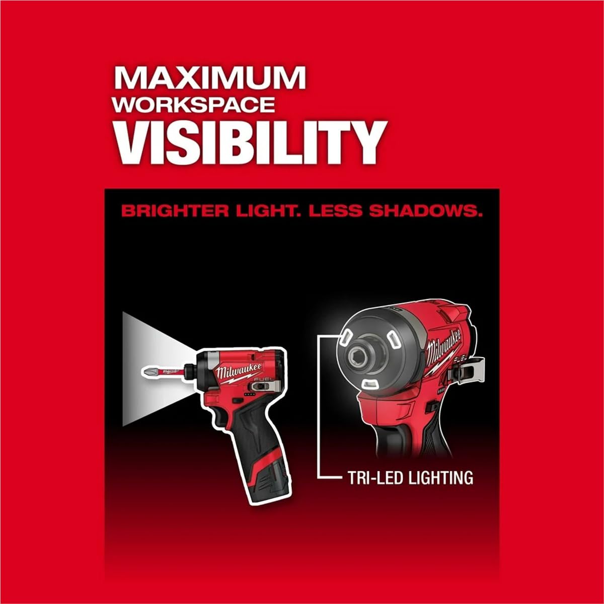 Milwaukee 3453-22 M12 FUEL 1/4" Hex Impact Driver Kit