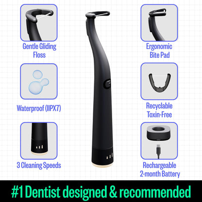 FLAUS Electric Flosser – Sonic-Powered Flossing Tool