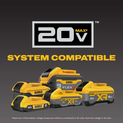 DEWALT 20V MAX XR Brushless 3-Speed Impact Driver 1/4 In DCF845B