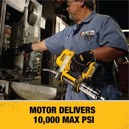DEWALT 20V MAX Cordless Grease Gun Kit 10,000 PSI DCGG571M1