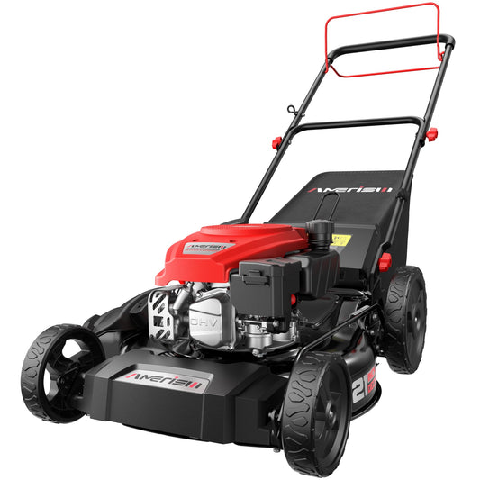 AMERISUN 21" Self-Propelled Gas Lawn Mower | 170cc OHV | 3-in-1
