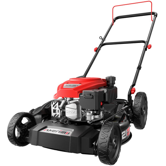 AMERISUN 21" Gas Push Lawn Mower | 144cc 4-Stroke OHV | 2-in-1