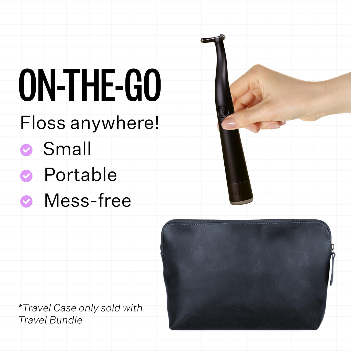 FLAUS Electric Flosser – Sonic-Powered Flossing Tool