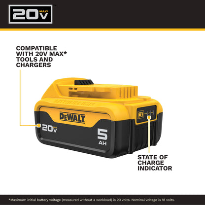 DEWALT 20V MAX Brushless 1/2" High Torque Impact Wrench (DCF900P1)