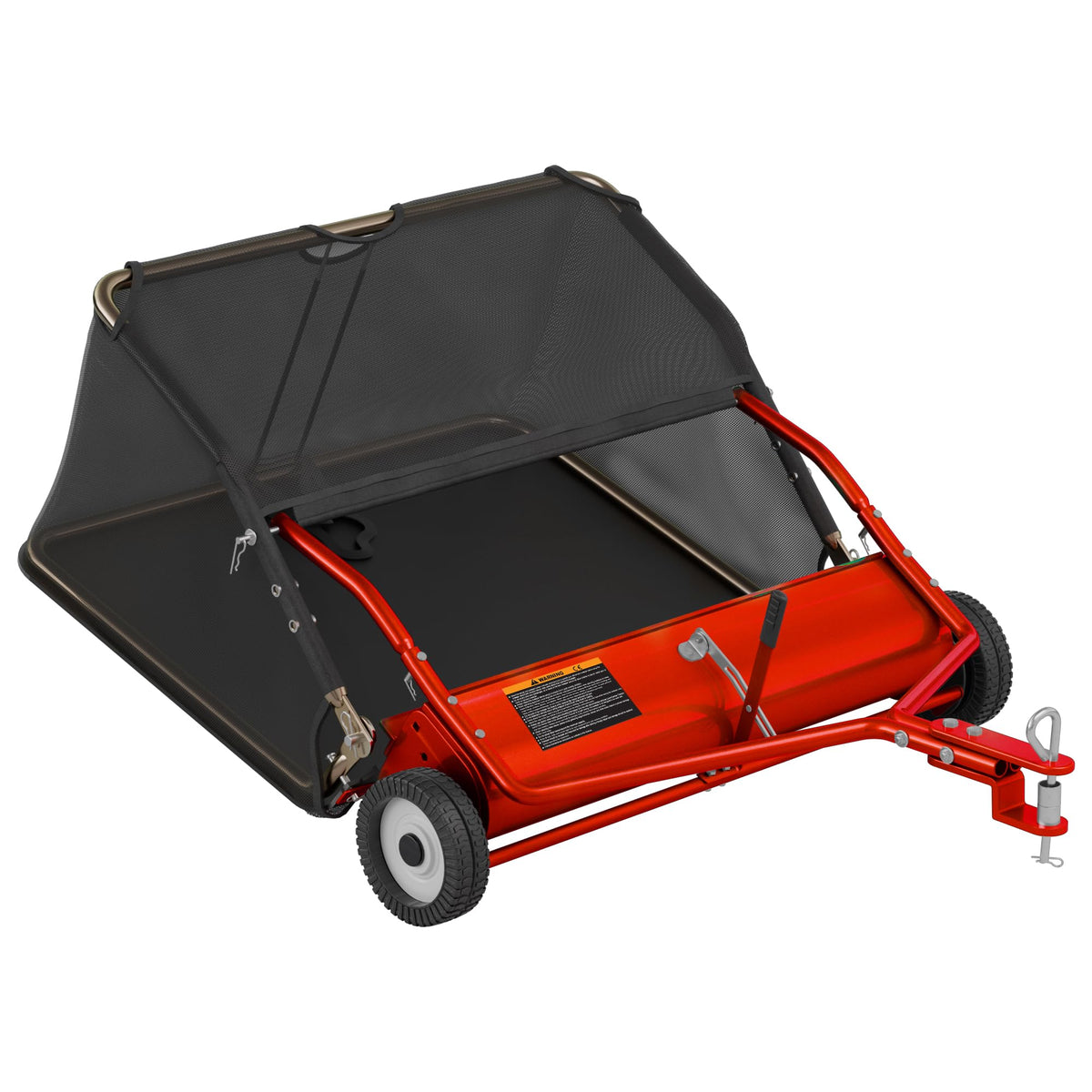 48" Tow-Behind Lawn Sweeper | 25.16 Cu. Ft. Leaf & Grass Collector
