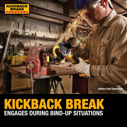 DEWALT 20V MAX 4-1/2" Brushless Angle Grinder Bare Tool (DCG413B)