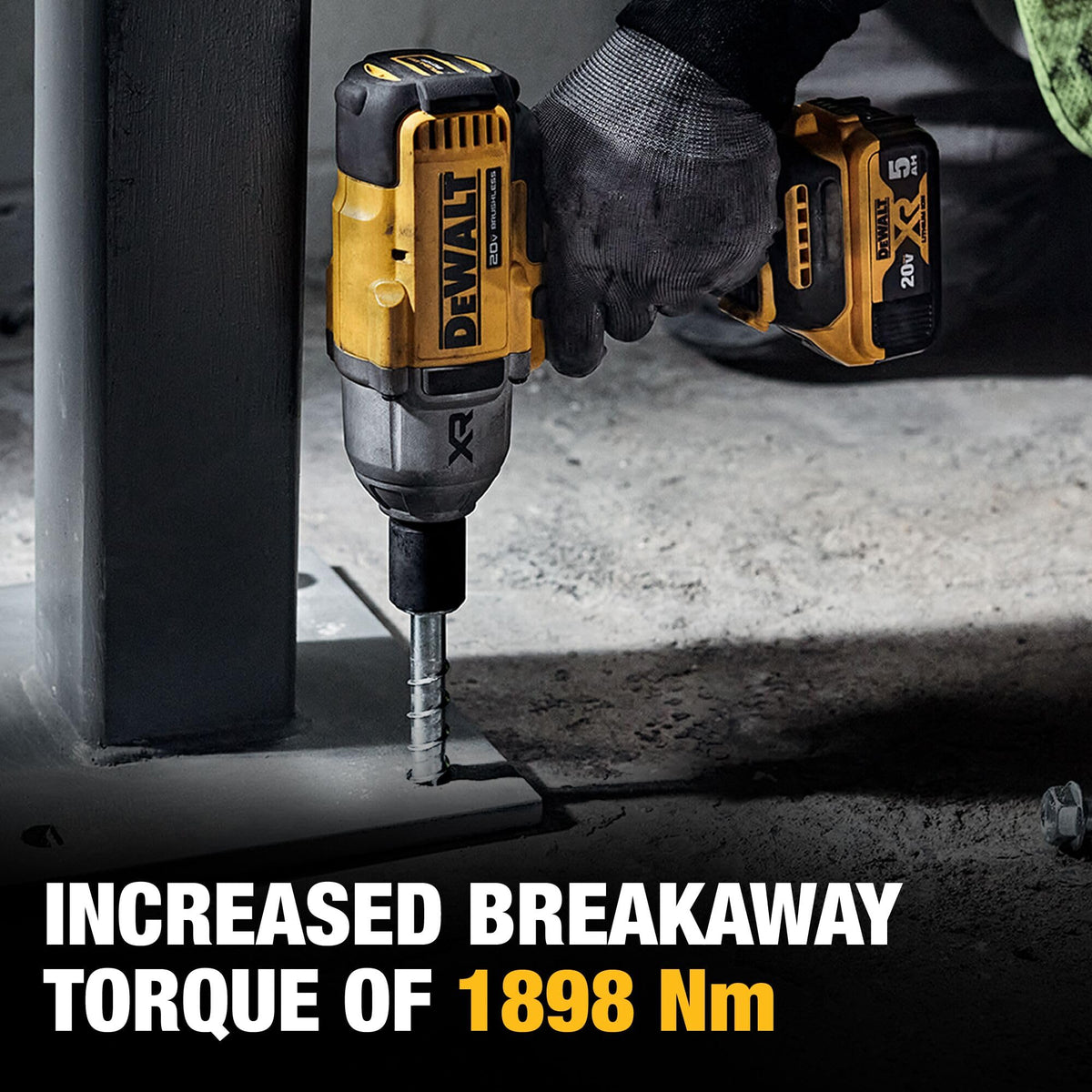 DEWALT 20V MAX Brushless 1/2" High Torque Impact Wrench (DCF900P1)