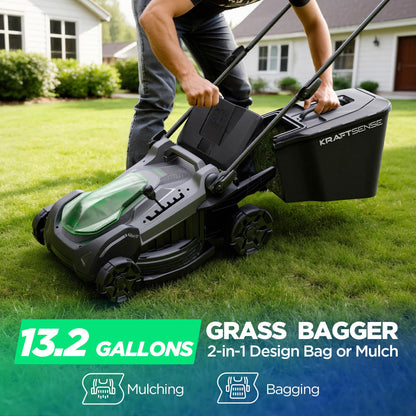 18" 20V Cordless Self-Propelled Lawn Mower | 2x5Ah | Brushless