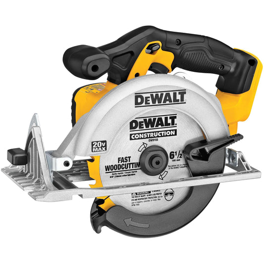 DEWALT 20V MAX 6-1/2" Cordless Circular Saw Bare Tool (DCS391B)