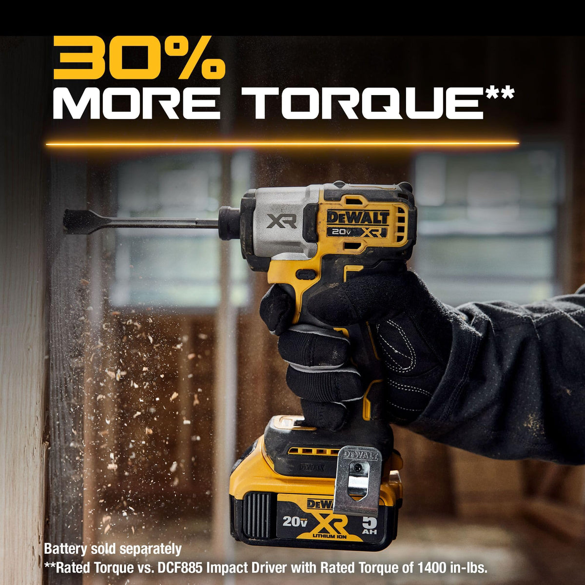 DEWALT 20V MAX XR Brushless 3-Speed Impact Driver 1/4 In DCF845B