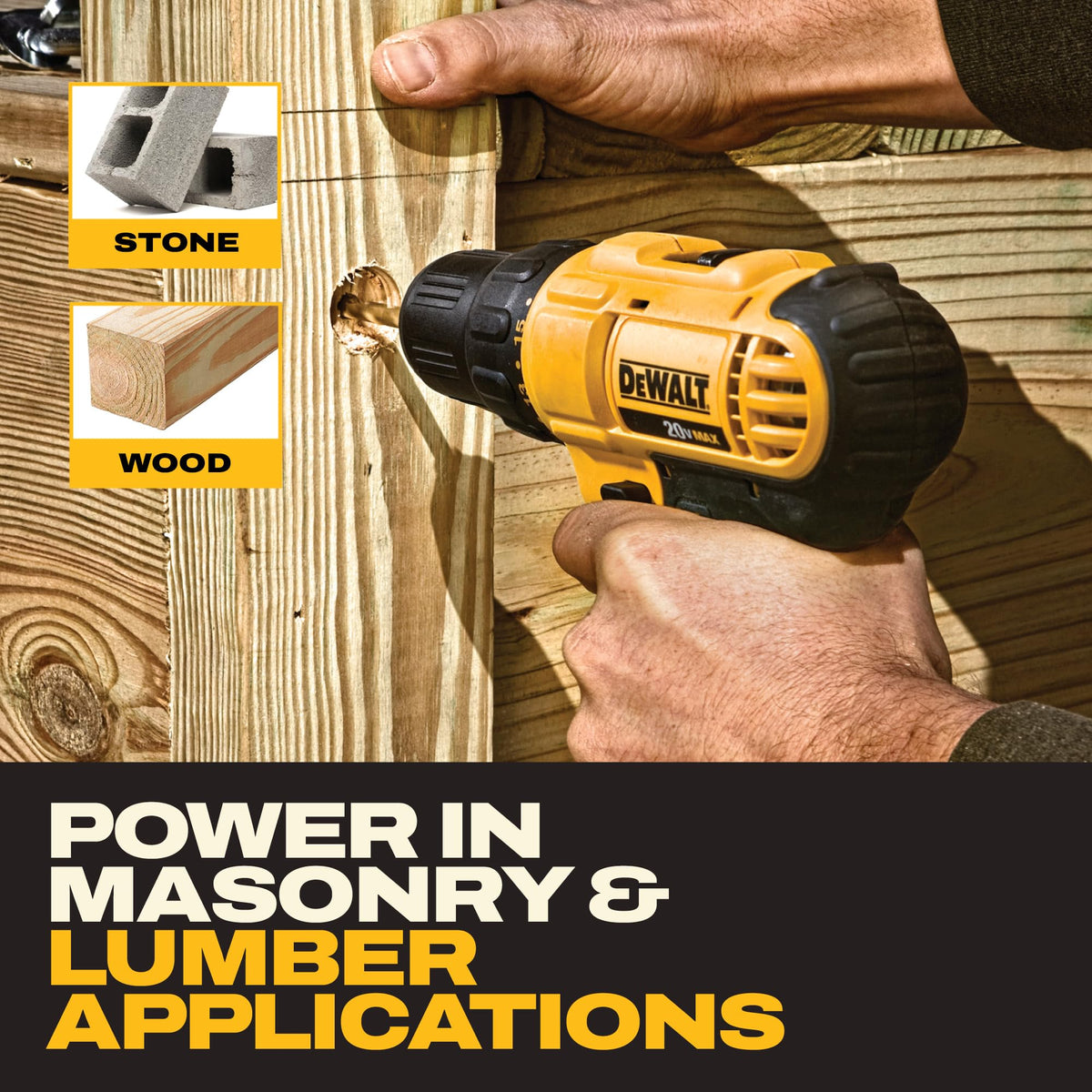 DEWALT 20V MAX Drill & Impact Driver Combo Kit 2 Batteries DCK240C2