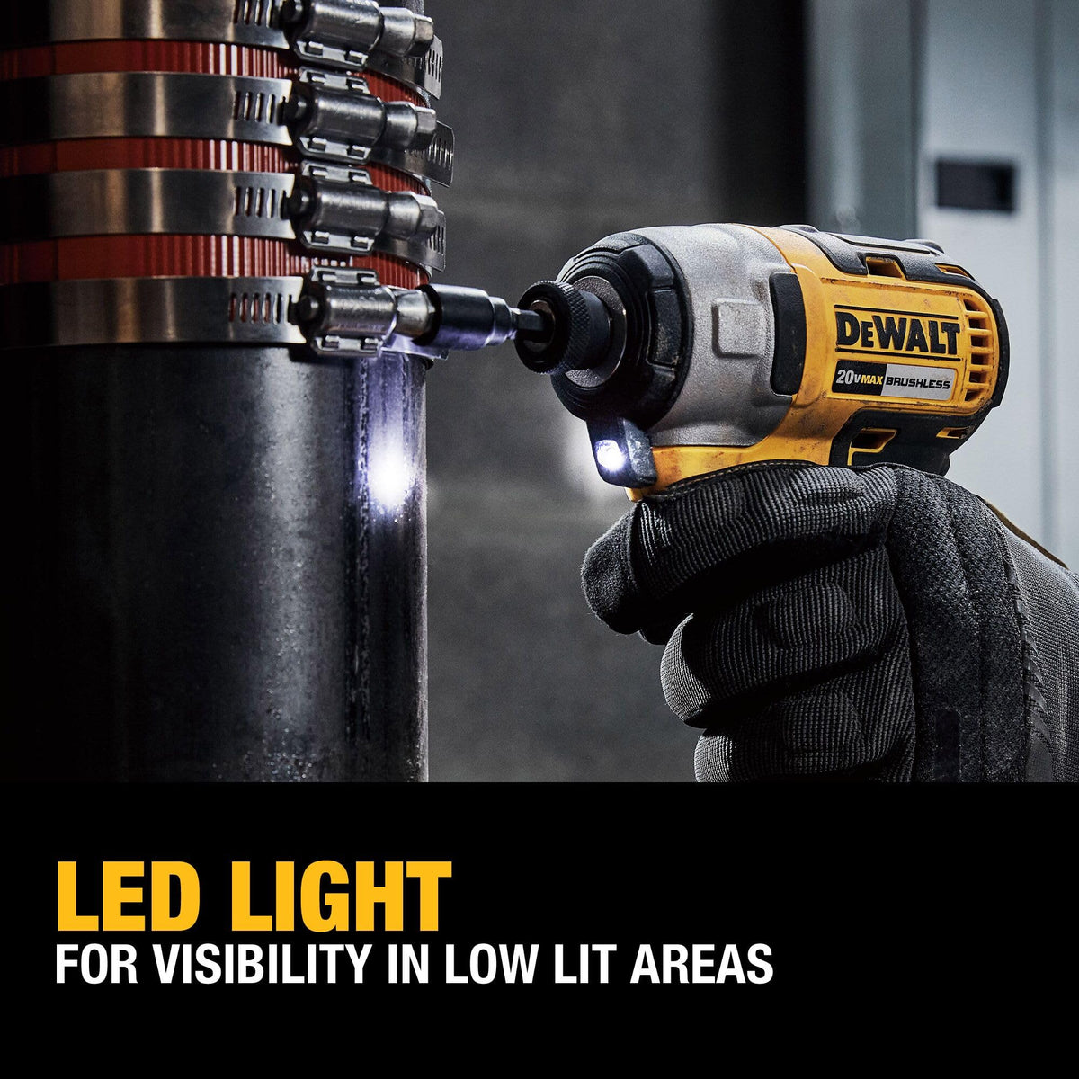 DEWALT 20V MAX Brushless 1/4" Impact Driver Kit (DCF787D1)