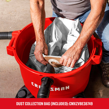 CRAFTSMAN 16-Gallon 6.5 Peak HP Wet/Dry Shop Vacuum (CMXEVBE17595)