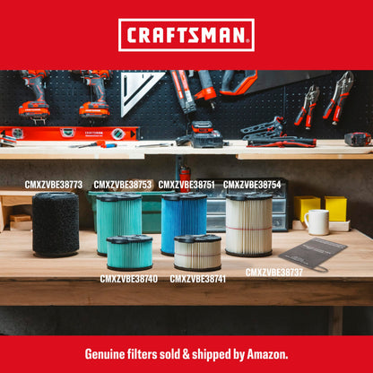 CRAFTSMAN 16-Gallon 6.5 Peak HP Wet/Dry Shop Vacuum (CMXEVBE17595)