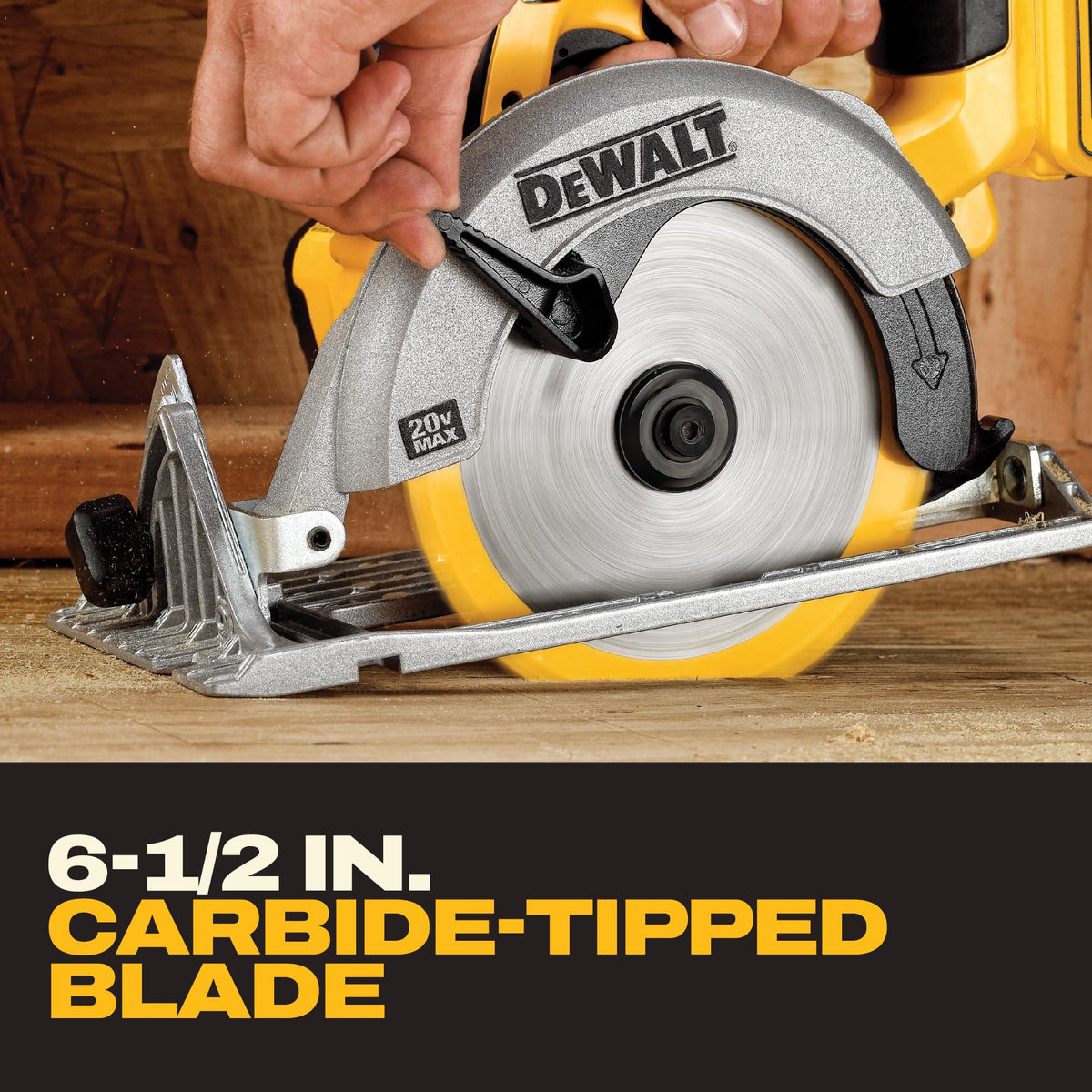 DEWALT 20V MAX 6-1/2" Cordless Circular Saw Bare Tool (DCS391B)