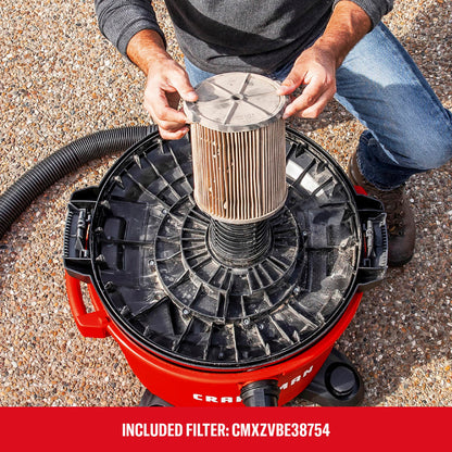 CRAFTSMAN 16-Gallon 6.5 Peak HP Wet/Dry Shop Vacuum (CMXEVBE17595)